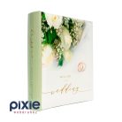 Esküvői fotóalbum Wedding felirattal, 200 db-os