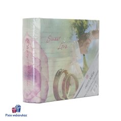 Esküvői fotóalbum 10x15-ös képeknek 100 db-os