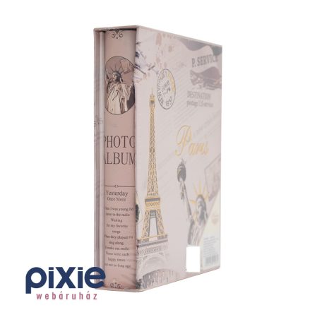 Párizsi Eiffel torony mintás fotóalbum 200 db-os