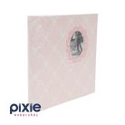 Esküvői fotóalbum, ablakos, rózsaszín