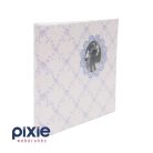 Esküvői fotóalbum, ablakos, lila