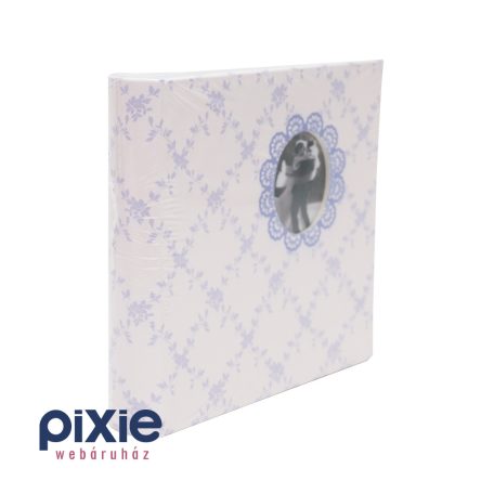 Esküvői fotóalbum, ablakos, lila