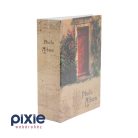 Piros ajtós ház mintás fotóalbum 100 db-os