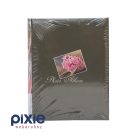 Rózsaszín jácint mintás fotóalbum 100 db-os