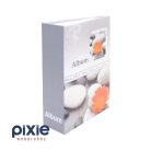 Kavicsok virággal mintás fotóalbum 100 db-os