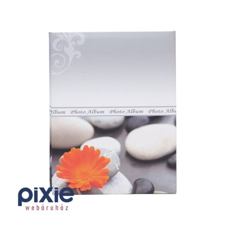 Kavicsok virággal mintás fotóalbum 100 db-os