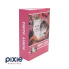 Cicák virágok között mintás fotóalbum 100 db-os