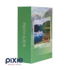 Tájképes fotóalbum, zöld 100 db-os