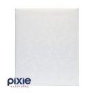 Ablakos esküvői fotóalbum 10x15-ös, vagy 13x18 cm-es képeknek, fehér, és rózsaszín