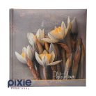 Nárcisz mintás fotóalbum, 200 db-os