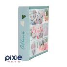 Love, virág mintás fotóalbum, 200 db-os