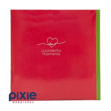 Love, virág mintás fotóalbum, 200 db-os