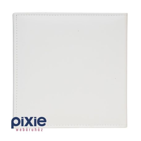 Ablakos, esküvői fotóalbum, fehér-barna, 200 db-os