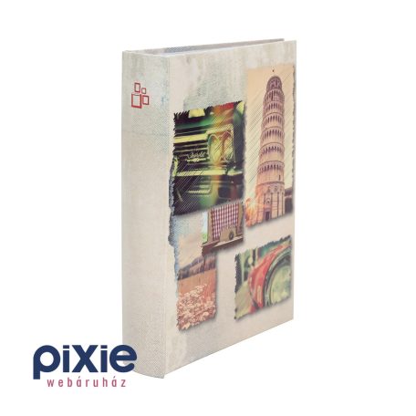 Retró mintás fotóalbum, 200 db-os