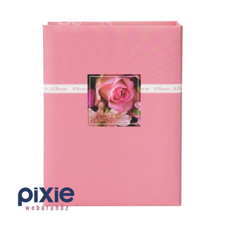 Rózsacsokor mintás fotóalbum, 100 db-os