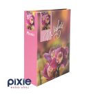 Orchidea mintás fotóalbum, 100 db-os