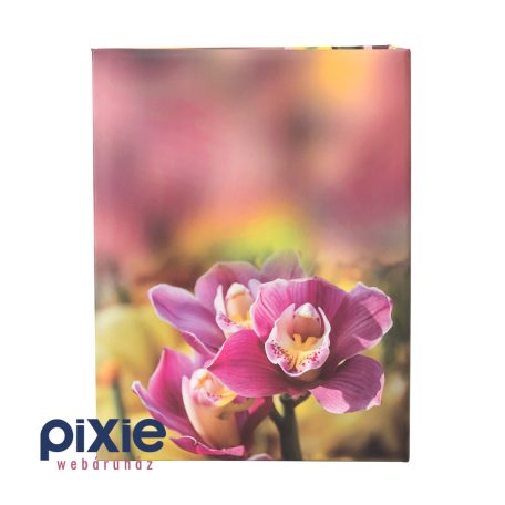 Orchidea mintás fotóalbum, 100 db-os