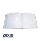 Ezüst színű esküvői fotóalbum, 200 darabos