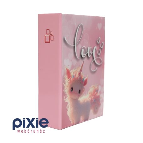 Love unikornisos fotóalbum, 100 db-os