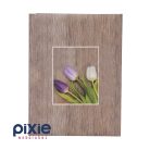 Színes tulipánok mintás fotóalbum, 100 db-os