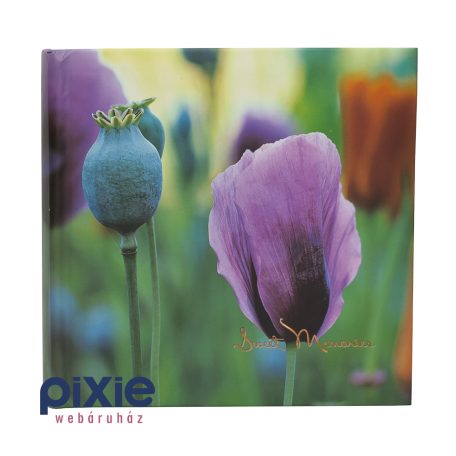 Virágba borult emlékek fotóalbum, 100 db-os