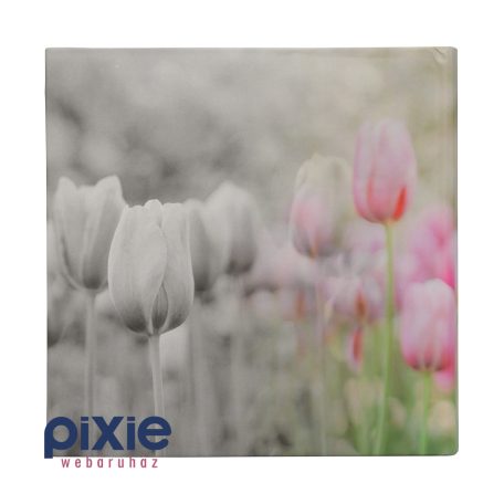Tavaszi tulipánok mintás fotóalbum, 50 db-os