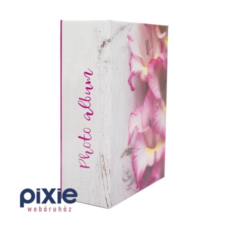 Kardvirág mintás fotóalbum, 100 db-os