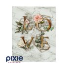 „LOVE” virágos fotóalbum, 304 db-os