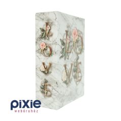 „LOVE” virágos fotóalbum, 304 db-os