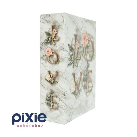 „LOVE” virágos fotóalbum, 304 db-os