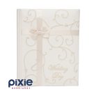 „Wedding Day” hímzett mintás fotóalbum, 13x18 cm-es képekenek