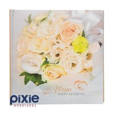 Rózsacsokor mintás fotóalbum, 200 db-os