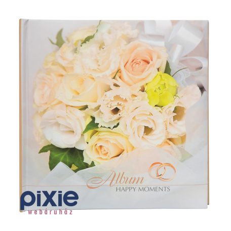 Rózsacsokor mintás fotóalbum, 200 db-os