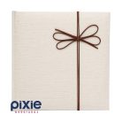 Elegáns, világosdrapp mintás borítójú fotóalbum, 200 db-os