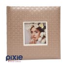 Nyomott mintás ablakos fotóalbum, 200 db-os