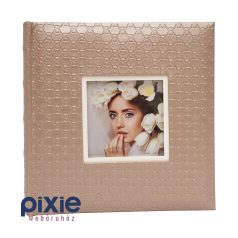 Nyomott mintás ablakos fotóalbum, 200 db-os