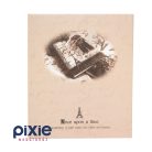 Vintage Párizs fotóalbum, 9x13 cm-es képeknek, 200 db-os