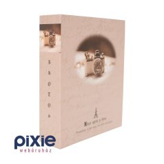 Vintage kamerás fotóalbum, 9x13 cm-es képeknek, 200 db-os