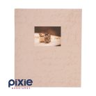 Vintage kamerás fotóalbum, 9x13 cm-es képeknek, 200 db-os