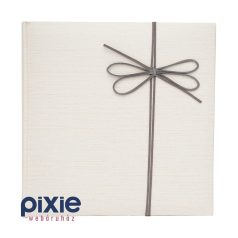 Elegáns, világosdrapp borítójú fotóalbum, 200 db-os