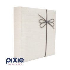 Elegáns, világosdrapp borítójú fotóalbum, 200 db-os