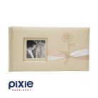 Pezsgő színű esküvői fotóalbum, 100 db-os