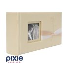 Pezsgő színű esküvői fotóalbum, 100 db-os