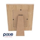 Natúr színű képkeret, 10x15 cm-es fényképnek, bagoly dekorációval