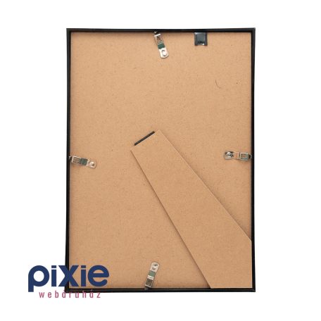 A4-es méretű, fekete képkeret, szögletes kerettel