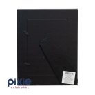 Rózsaszín virágok, és pillangó mintás üveg képkeret