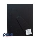 Vörös rózsa, és pillangók mintás üveg képkeret