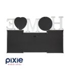 HOME feliratú, fehér színű, fali képkeret