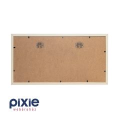 Falra akasztható, 3-as képkeret, törtfehér színben