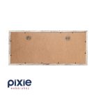 Falra akasztható, 4-es képkeret, koptatott fehér színben